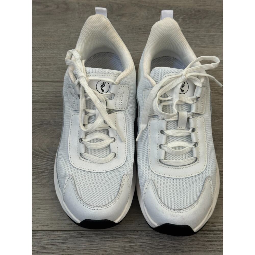 Harmony Grounding Sneakers White Knit Earthing Shoes Women Size 9